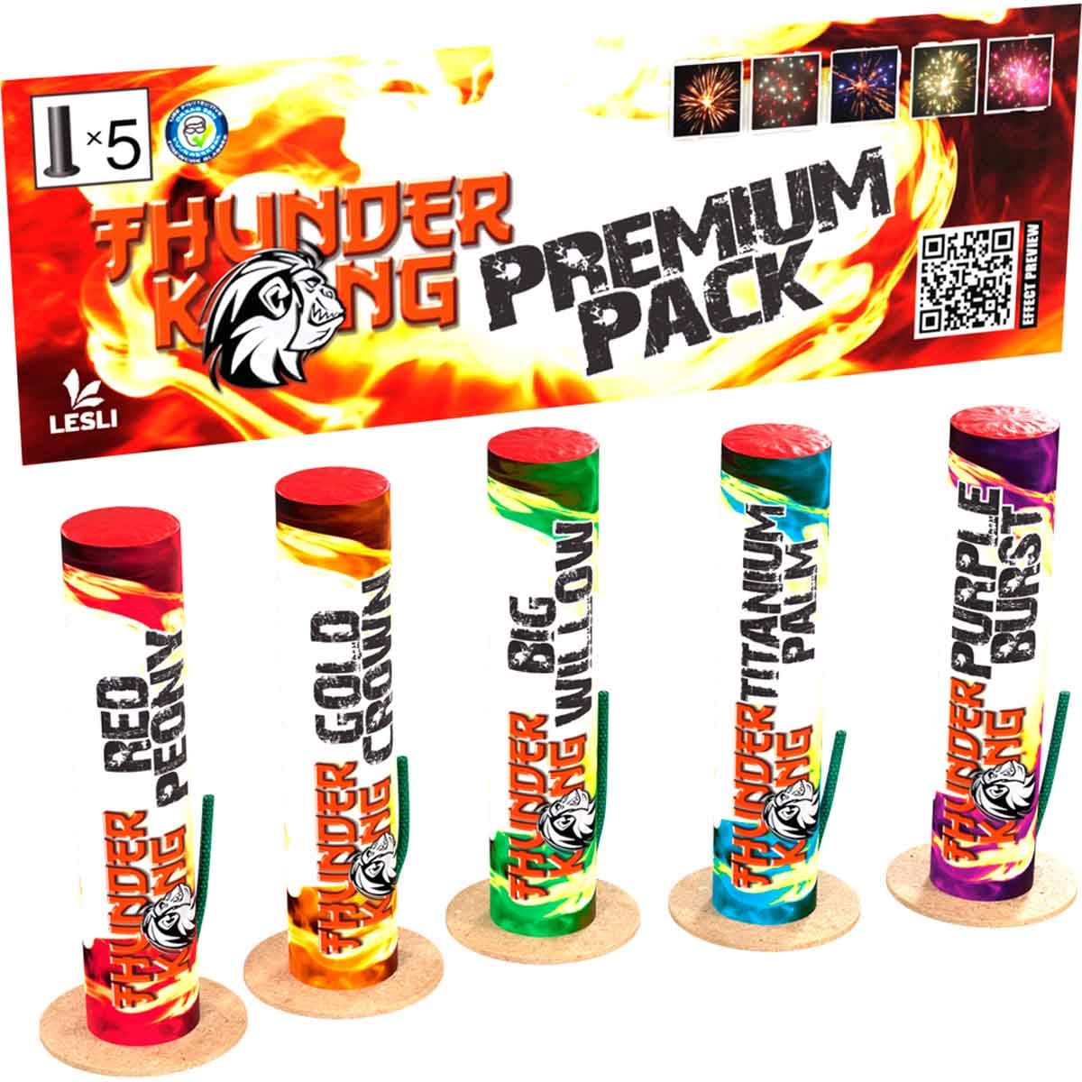 Thunder Kong Premium Pack By Lesli
