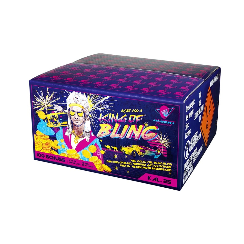King of Bling – 100 Shot Compound by Argento Feuerwerk (F2)