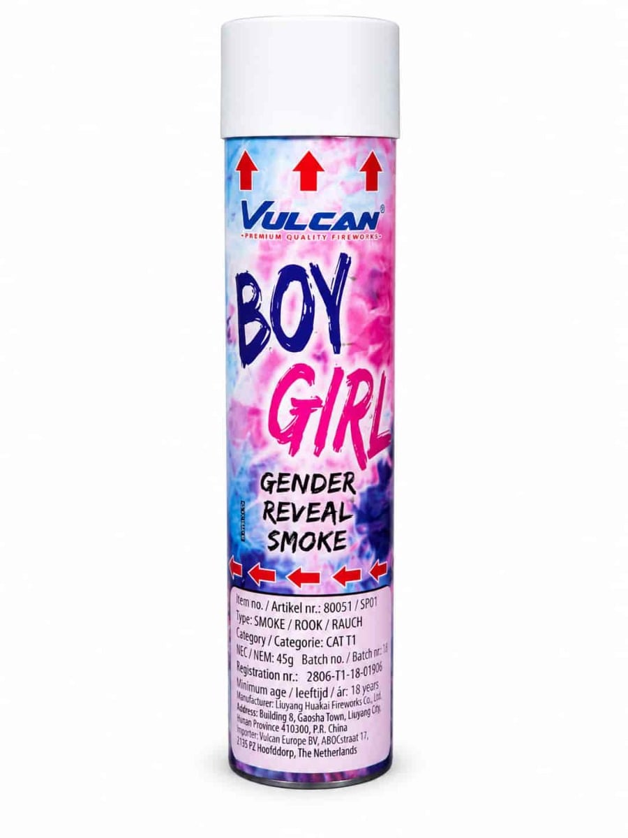 Vulcan Blue Gender Reveal Smoke T1 60 Second Blue Smoke CE Certified