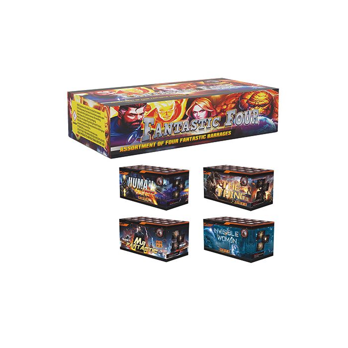 Fantastic Four Barrage Pack by Caractacus Potts Fireworks