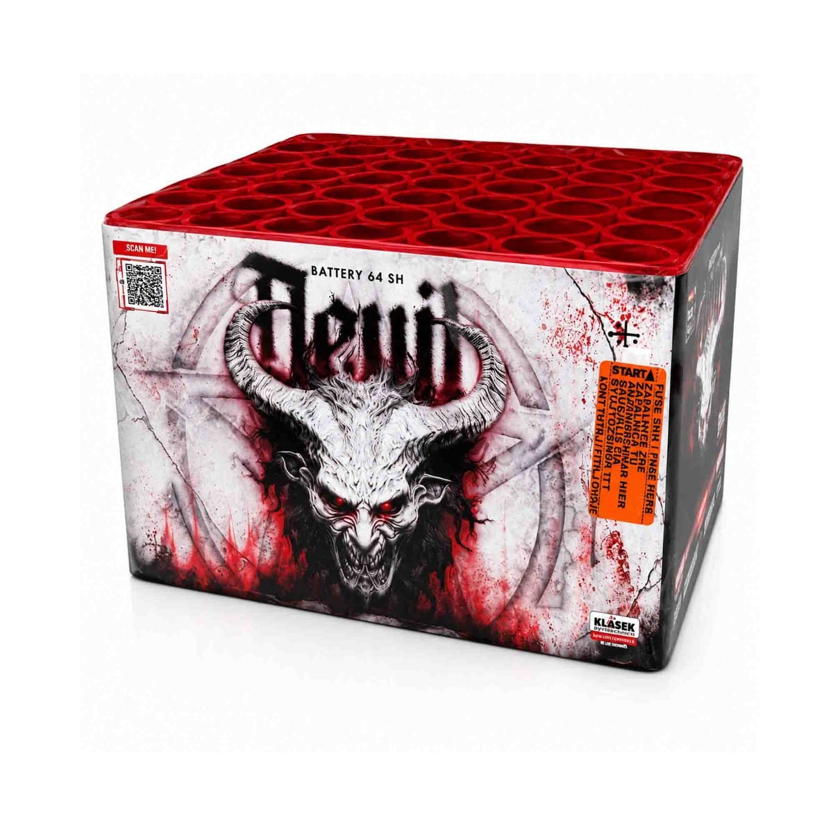 Devil by Klasek 64 Shot F2 Firework Cake