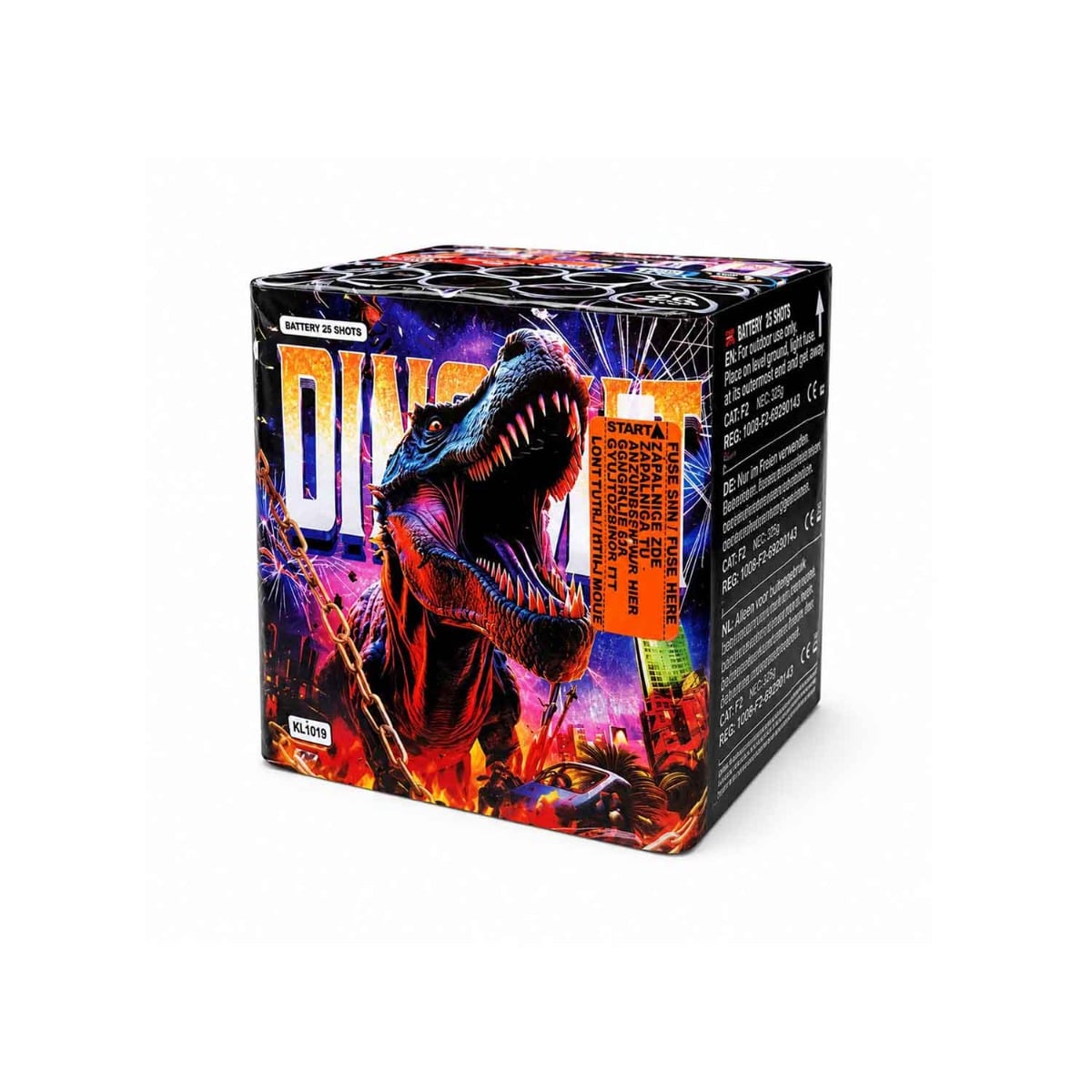Klasek Dinomit F2 Firework Battery 5 Effects 200g NEC