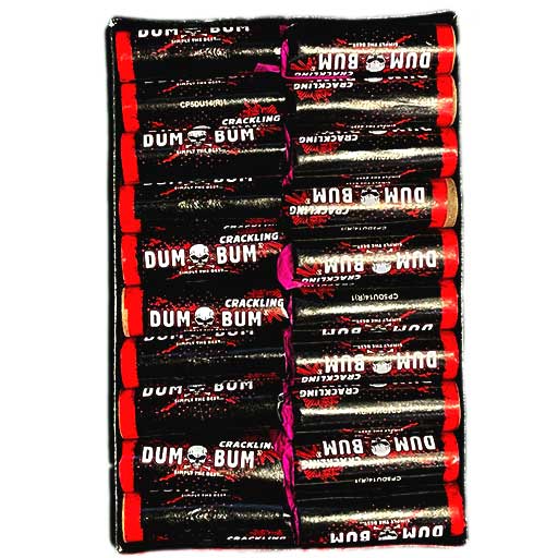 Dum Bum Crackling Red by Klasek - 30 per pack