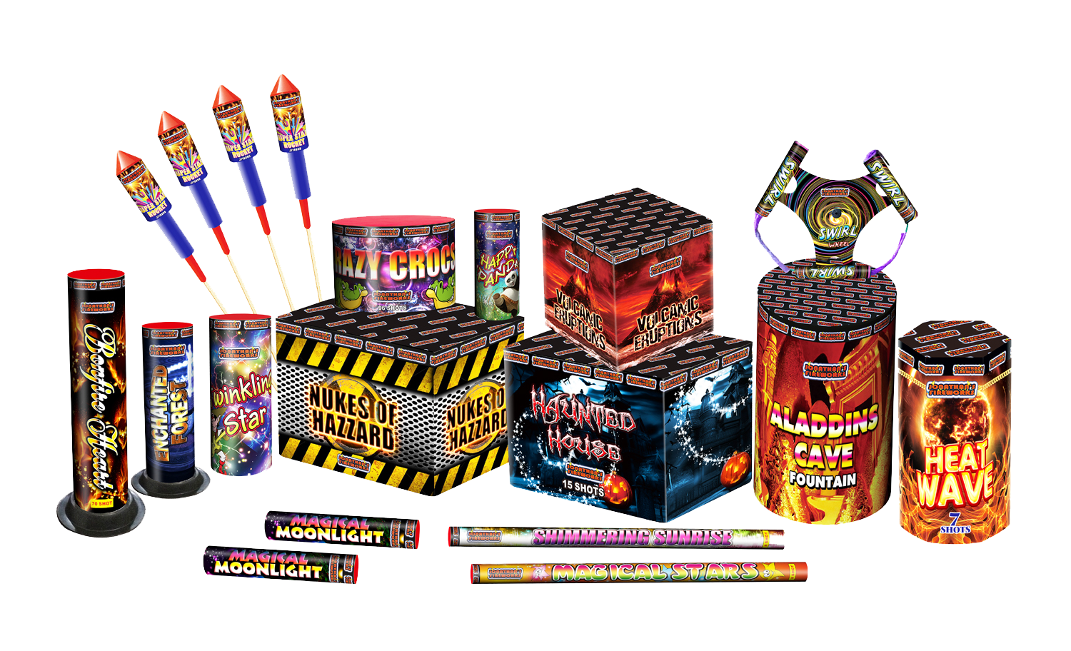 Gala Selection Box by Jonathan's Fireworks