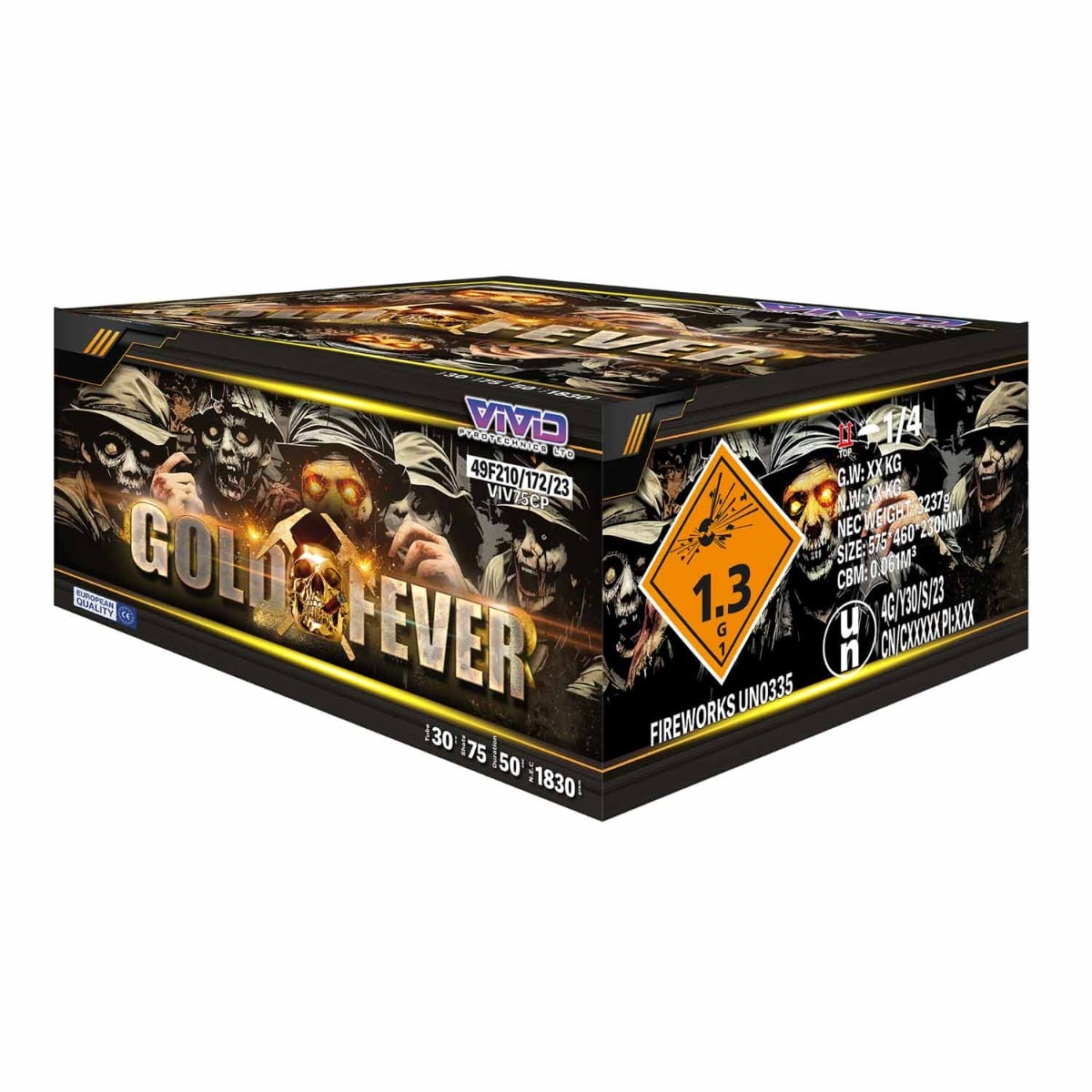 Gold Fever by Vivid Pyrotechnics