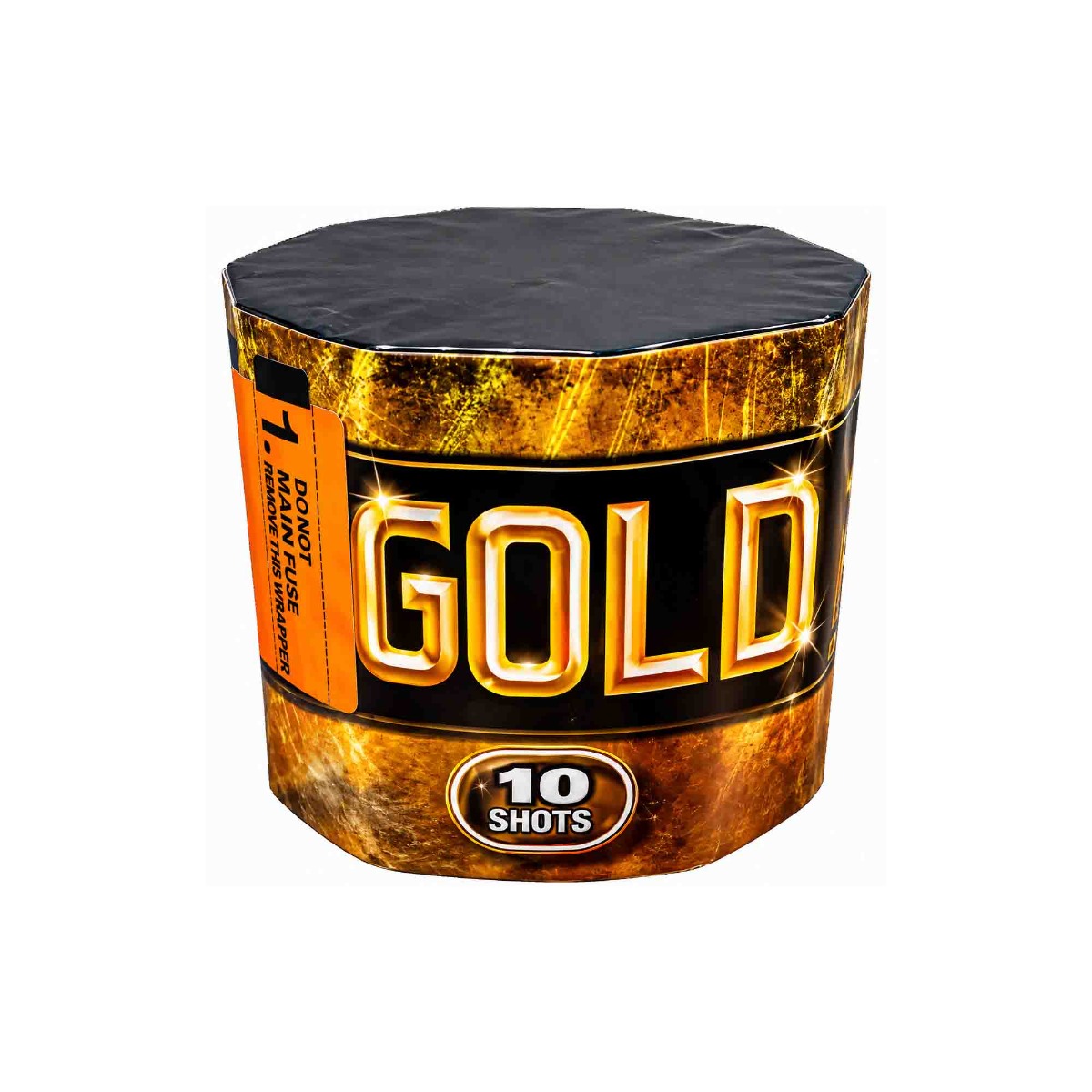 Gold by Lesli Fireworks | F2 Gold Brocade Barrage | 10 Shots
