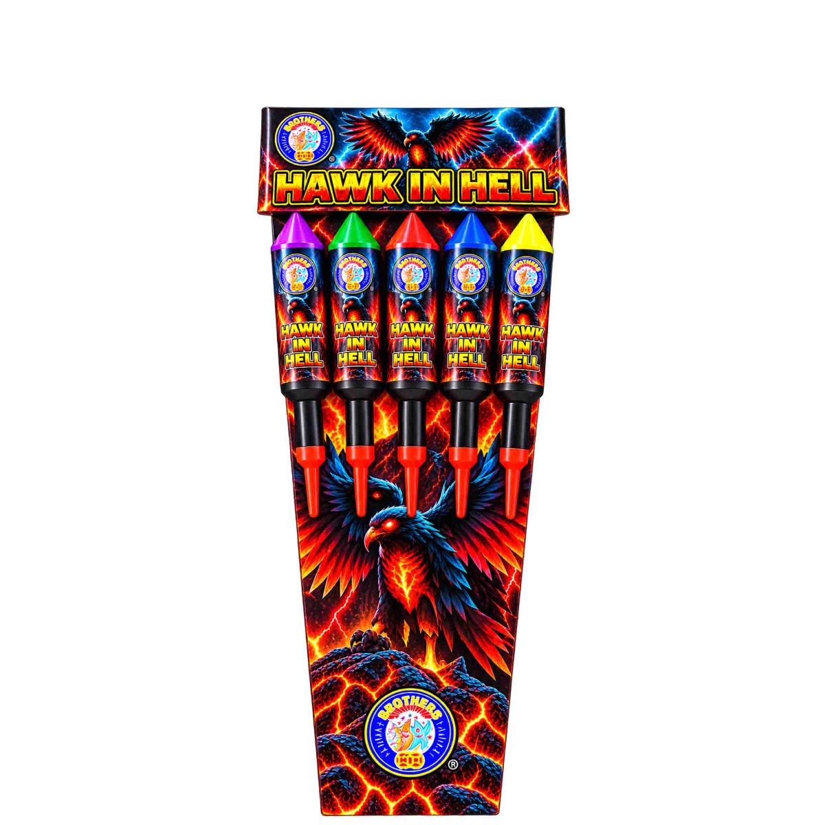 Hawkes In Hell By Brothers Pyrotechnics