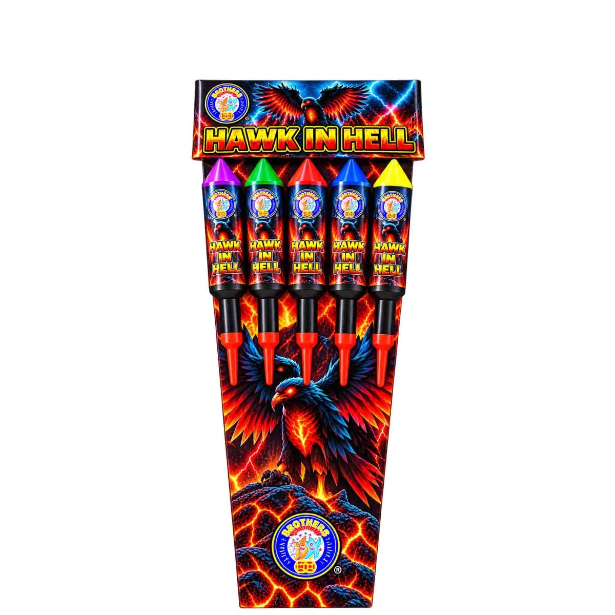 Hawkes In Hell By Brothers Pyrotechnics