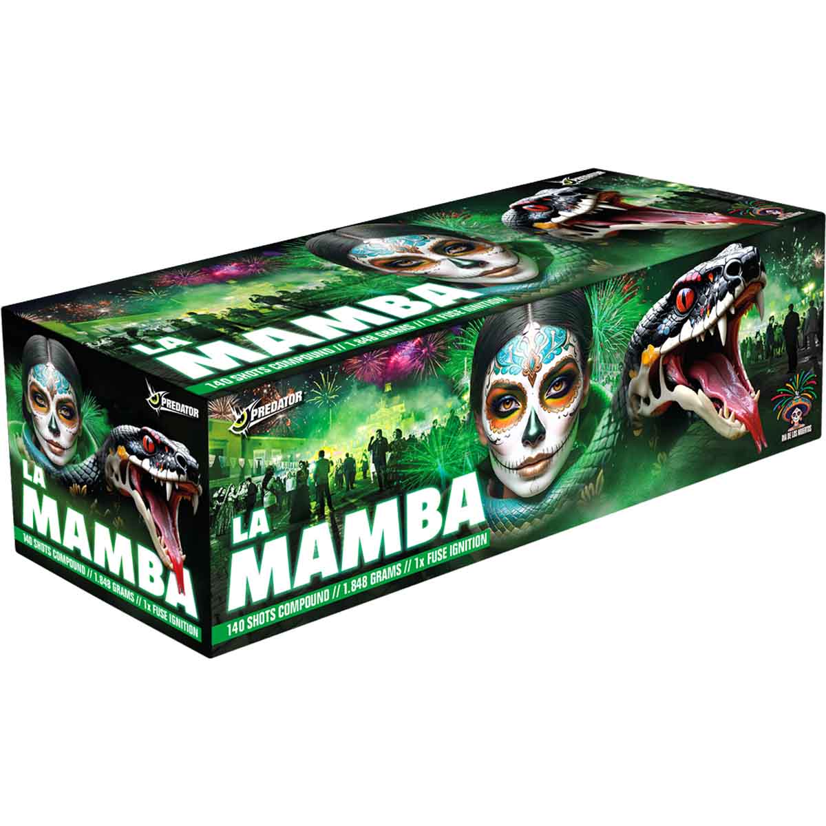 La Mamba by Lesli Fireworks – 144 Shot compound