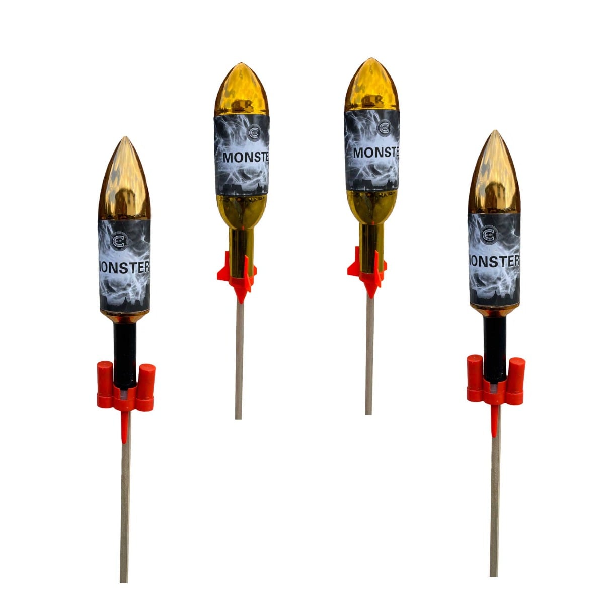 Monster Rockets 4-pack by Celtic