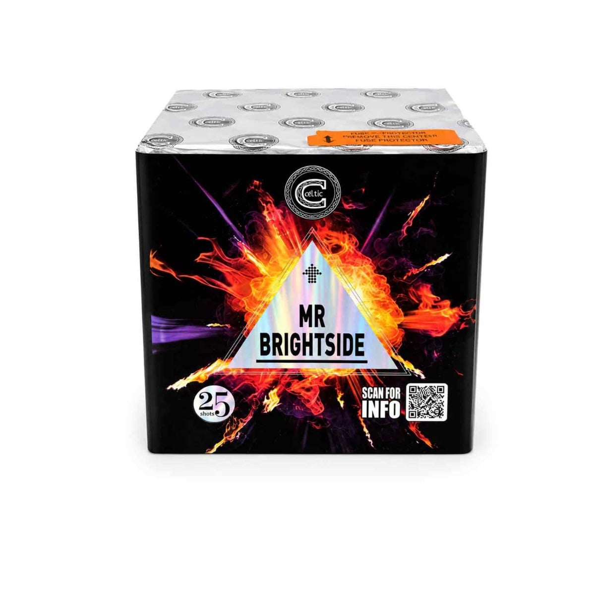 Mr Brightside by Celtic Fireworks F3 Barrage 25 Shots 30mm Tubes 592g NEC