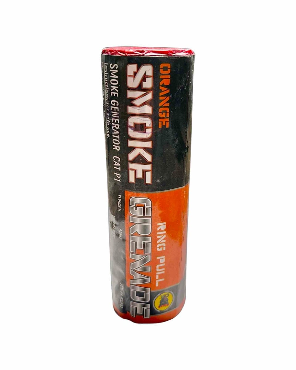 Orange Smoke by Black Cat