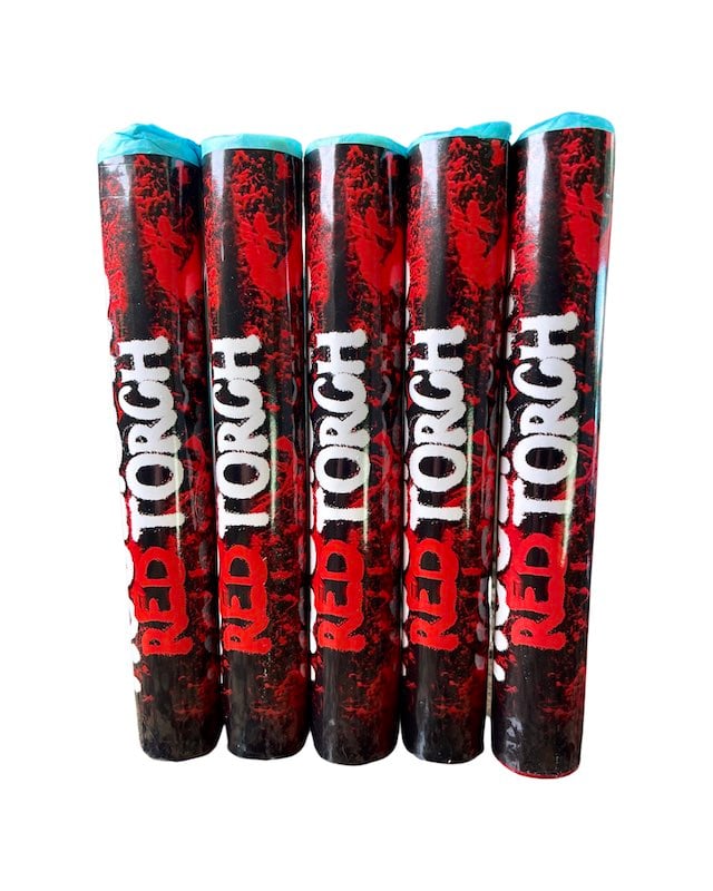 Red Torch Flare (pack of 5) by Klasek