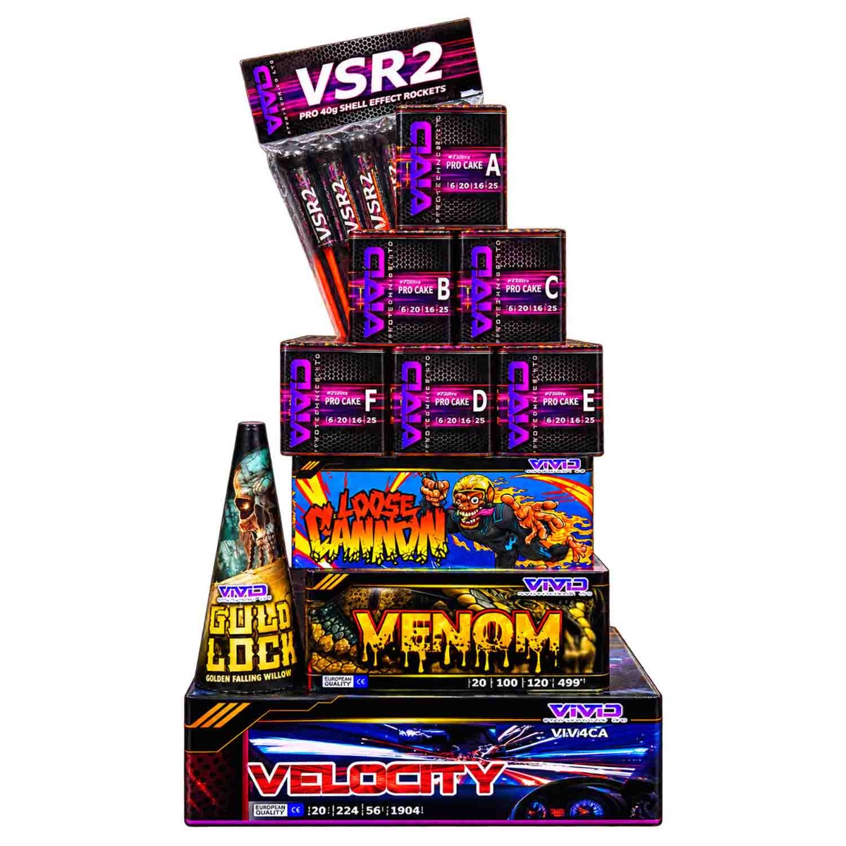 F2 Pro Display Kit - Vivid Pyrotechnics