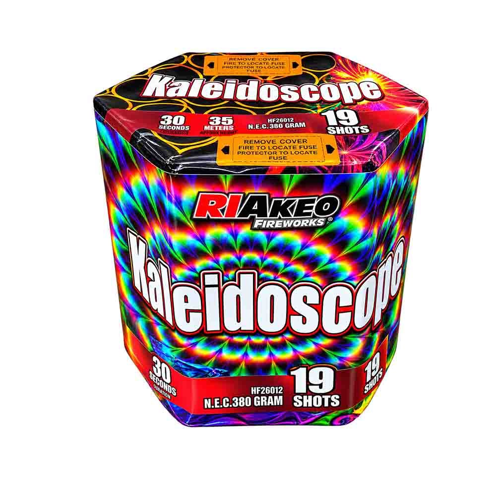 Kaleidoscope by Riakeo Fireworks | F2 30mm Barrage | 19 Shots