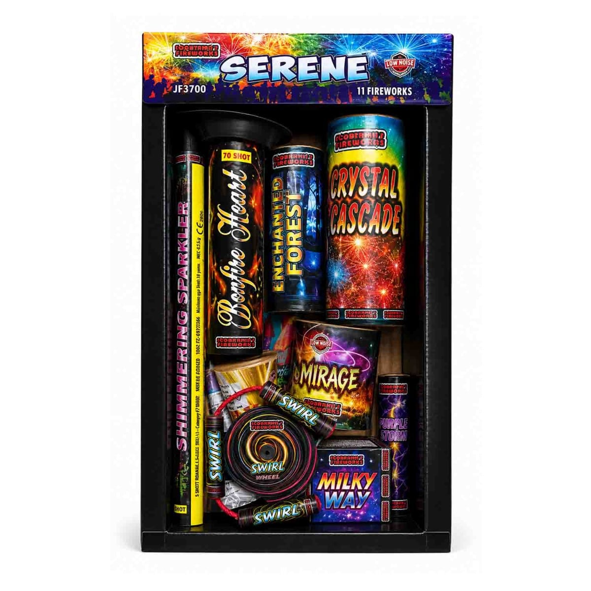 Soiree Selection Box 11-Piece Fireworks Pack by Jonathan's Fireworks