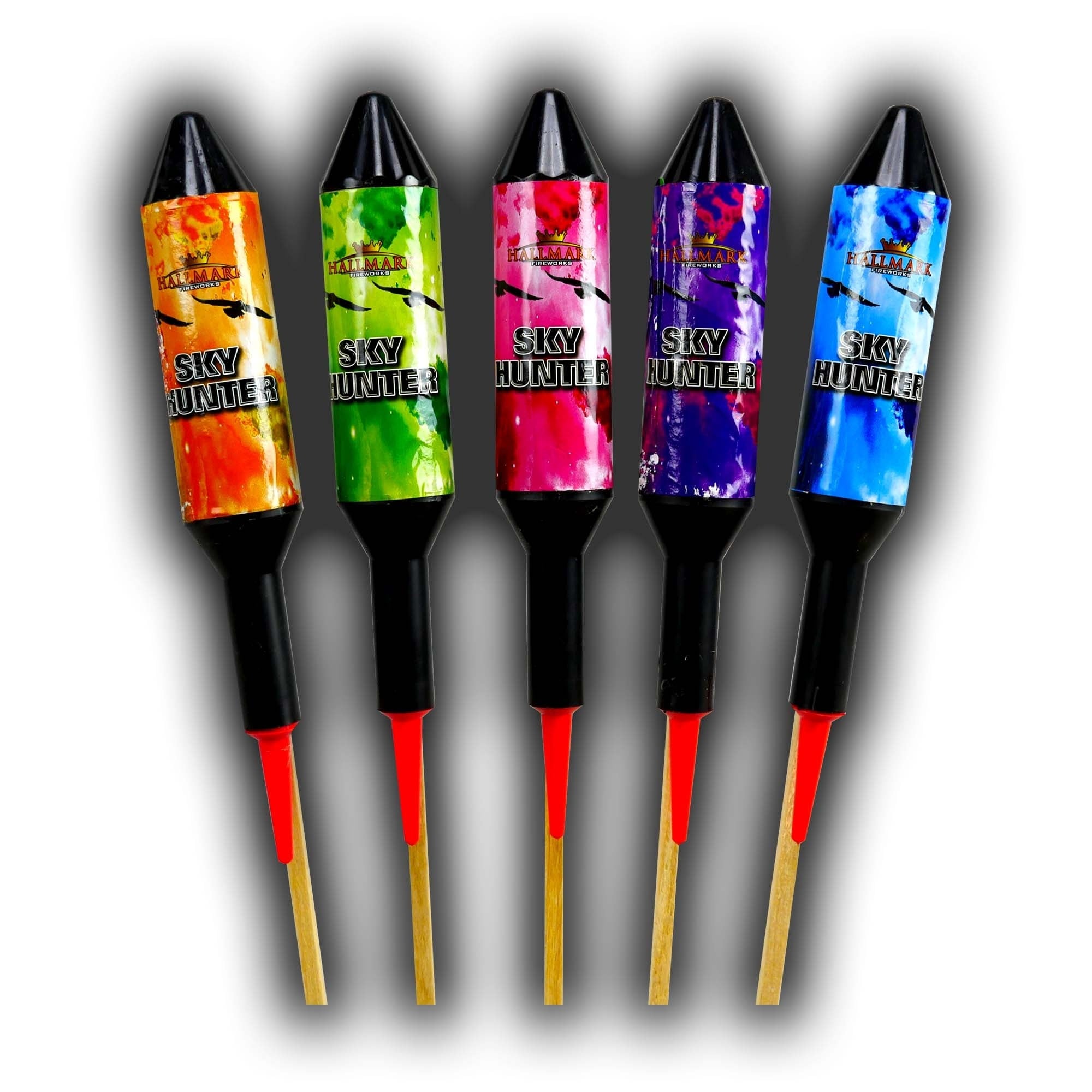 Sky Hunter Rockets (pack of 5) by Hallmark Fireworks