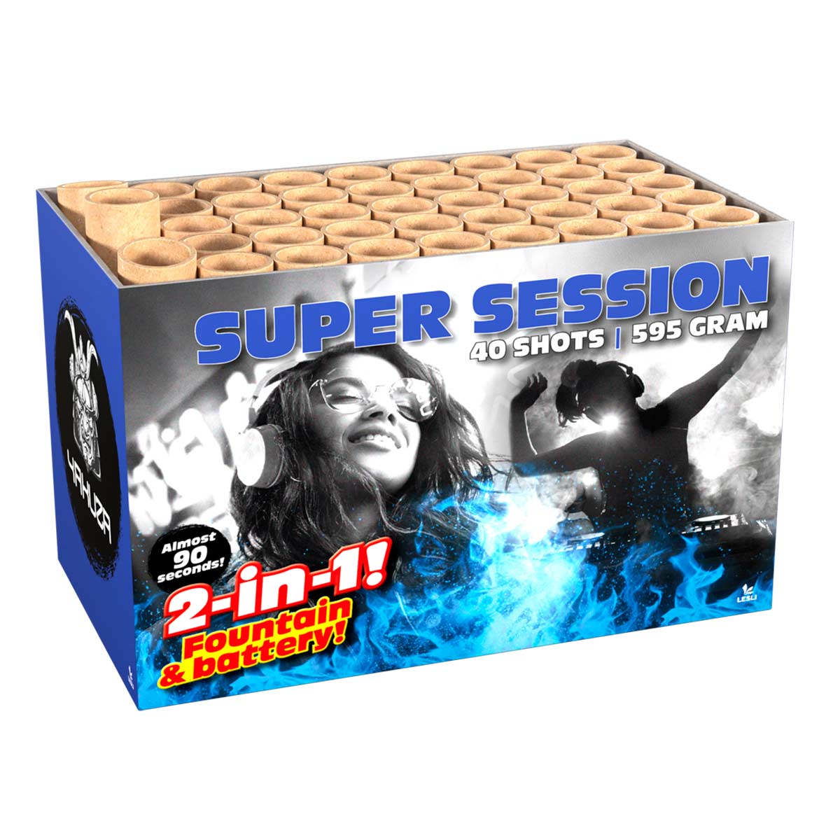 Super Session by Lesli Fireworks – 40 Shot Single Ignition