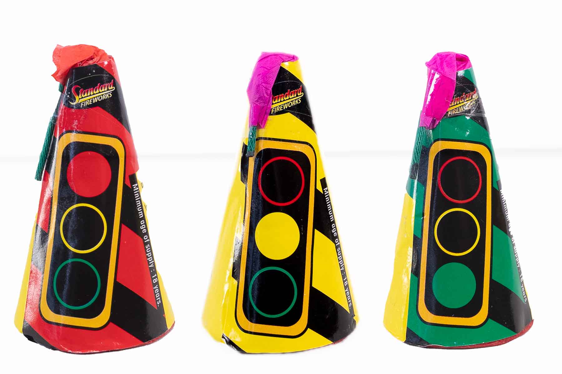 Traffic Light Cones by Standard Fireworks