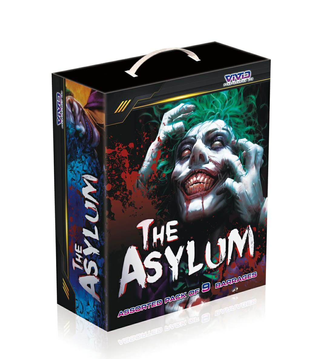 The Asylum Barrage Pack by Vivid Pyrotechnics