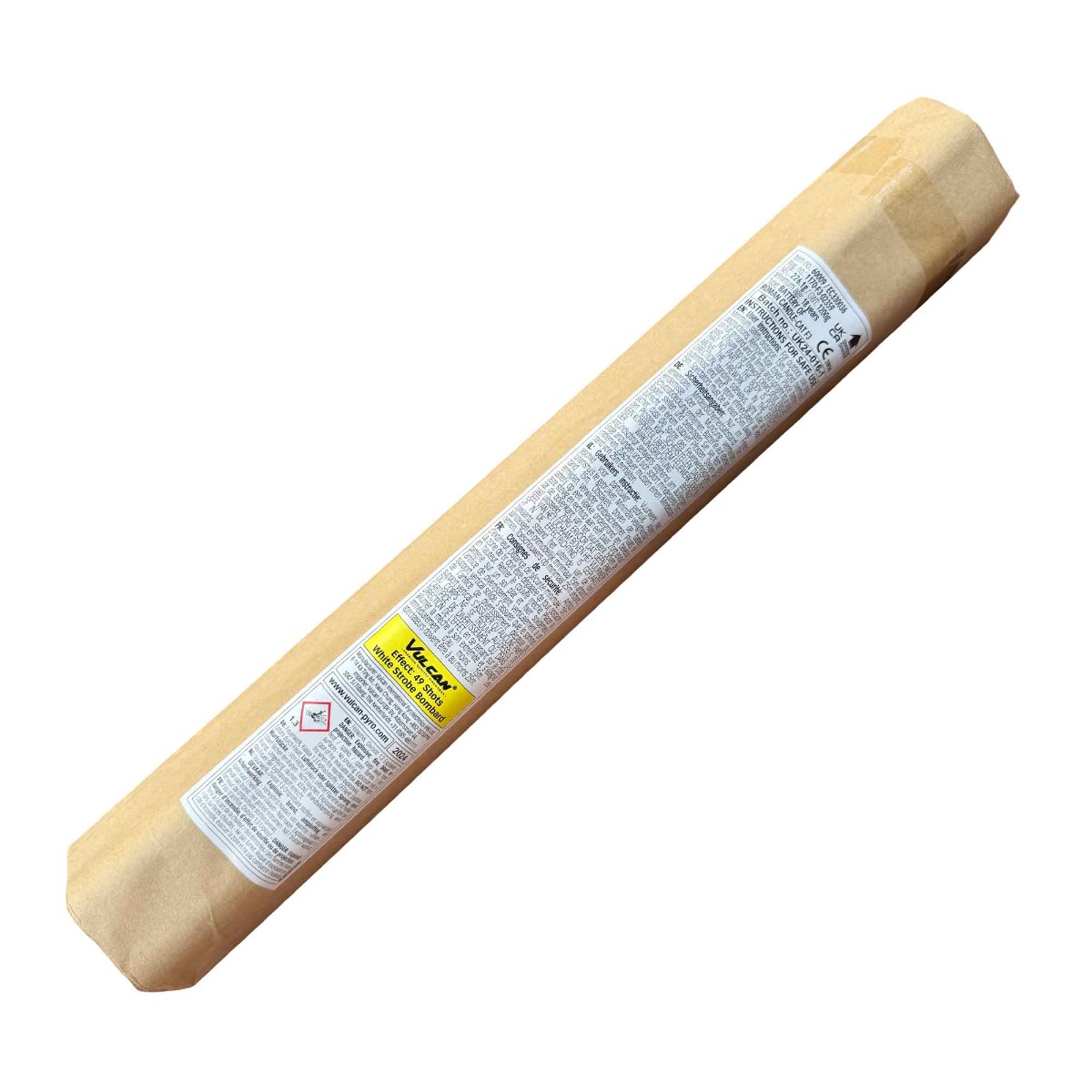 White Strobe Bombard Candle Barrage by Vulcan (60009)
