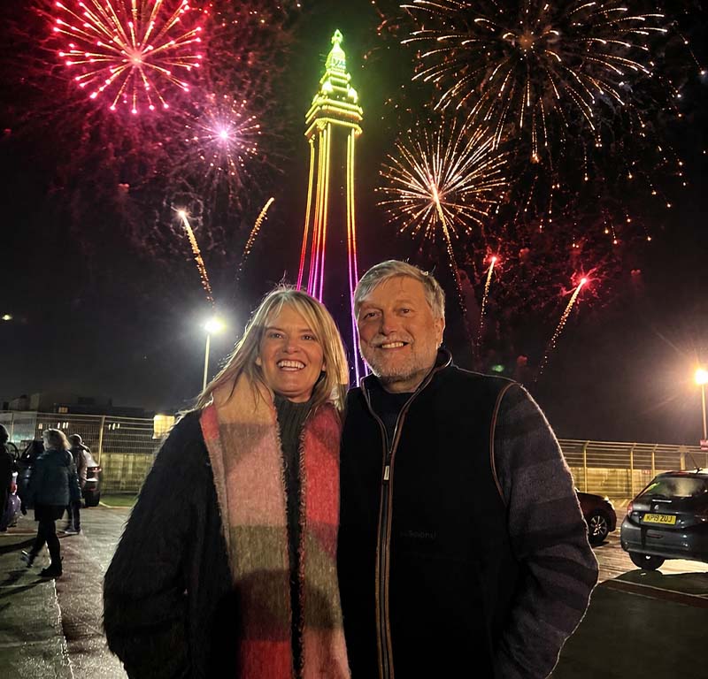 Fireworks Blackpool Wayne Richardson at the Blackpool World Fireworks Championship